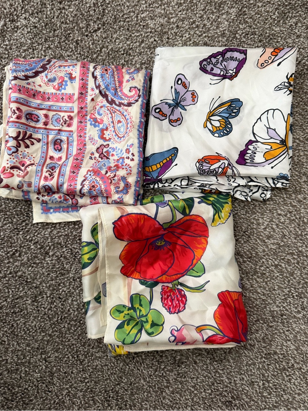 Vera Bradley Square Silk Scarves - Picture 2 of 5